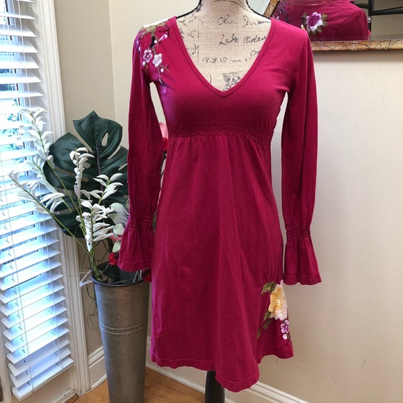 Johnny Was Dresses & Skirts - Johnny Was-JWLA-lovely embroidered “love” dress